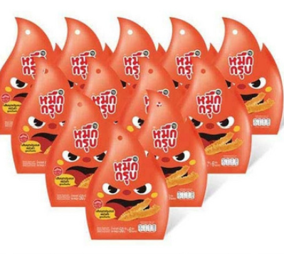 หมึกกรุบ เส้นบุกปรุงรสหม่าล่าสูตรดั้งเดิม 50 กรัม (แพ็ก 12 ชิ้น)